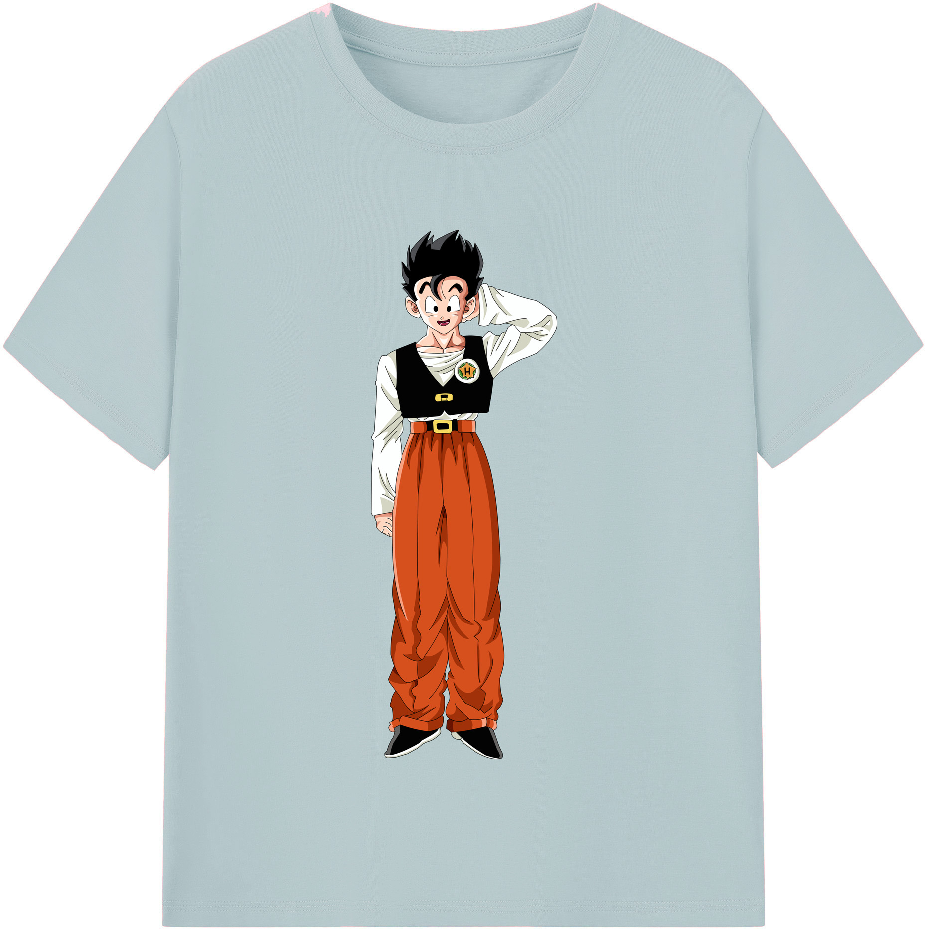 （画像用） ドラゴンボール 孫 悟飯（そんごはん）DRAGON BALL Son Gohan 綿100％半袖Tシャツ（フロントプリント）